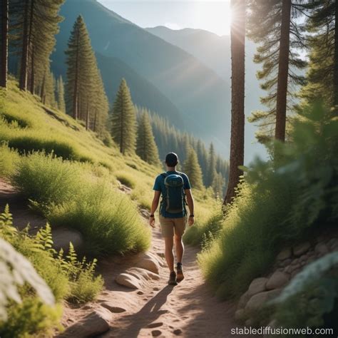 Hiking In Hot Weather Stable Diffusion Online