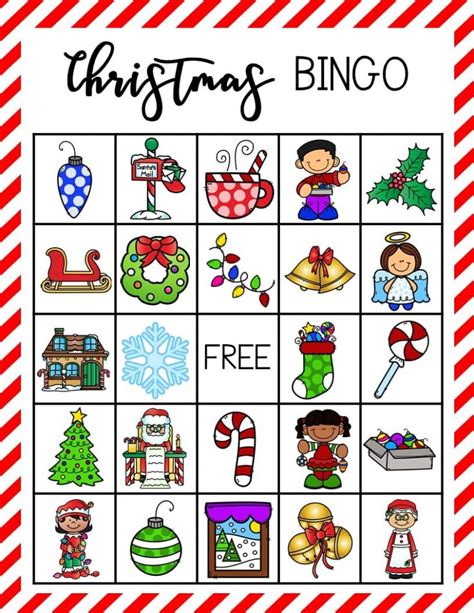 Free Printable Christmas Bingo Cards For Kids & Classrooms - Happy Homeschool Nest