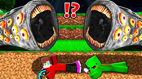 How Mikey And Jj Escape From Venom Train Eaters Underground Kingdom