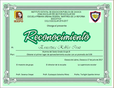 Actividades Imprimibles Para Primaria Diplomas Para Aprovechamiento