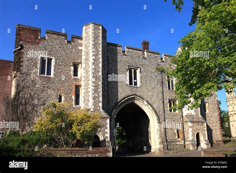 The Abbey Gatehouse St Albans Cathedral St Albans City Hertfordshire