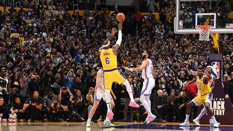 Lakers May Have Conceded To OKC But King Was Crowned All Time Scorer