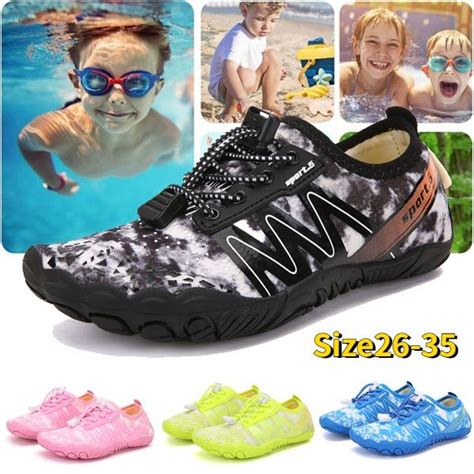 Kids Aqua Shoes Barefoot Water Beach Wading Shoes Child Swimming