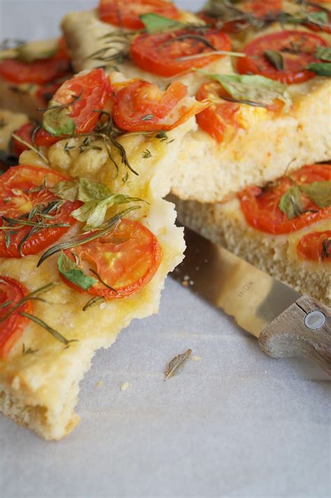 Knusperkabinett Focaccia Mit Tomaten Und Kr Utern