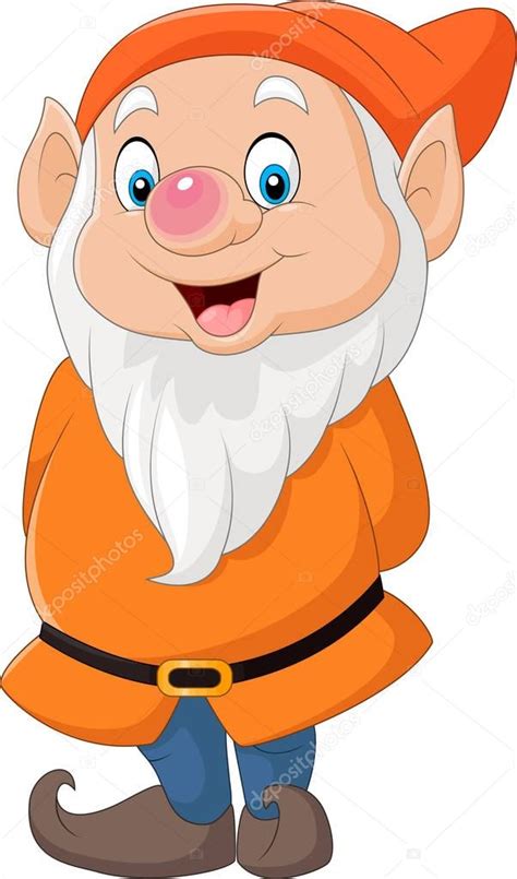 Cute Dwarf Cartoon — Stock Vector © Tigatelu 134209084