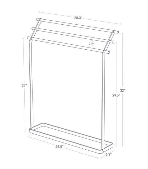 Hanging Towel Rack for Bathroom | Yamazaki Home | Shop Online