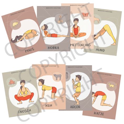 Kinderyoga Karten Als Pdf Zum Runterladen Und Ausdrucken