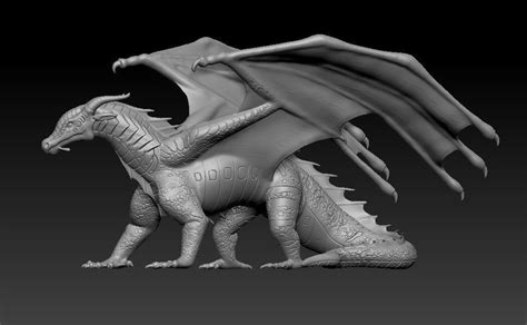 Dragon Of Sea Tribe From Wings Of Fire 3d Model 3d Printable Cgtrader