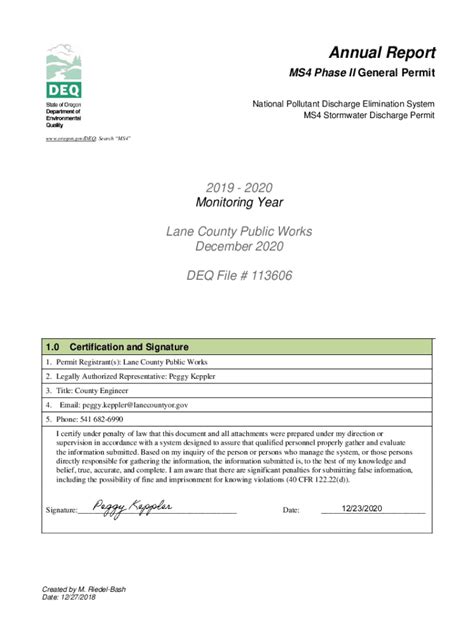 Fillable Online Stormwater Discharges From Municipal Sourcesus Epa Us