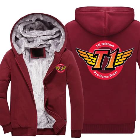 Lol 2018 Lck Skt T1 Hoodies And Sweatshirts Team Jersey Sk Telecom T1