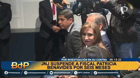 Patricia Benavides Jnj Suspende Por Seis Meses A Fiscal De La Nación