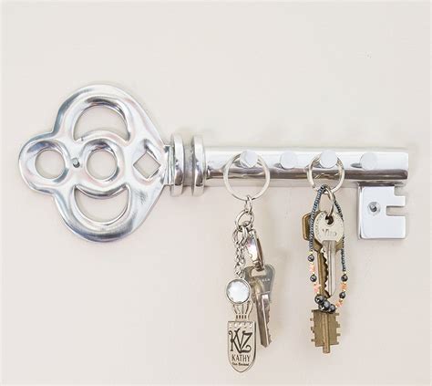 Comfify Decorative Wall Mounted Key Holder - Multiple Key Hooks Rack ...