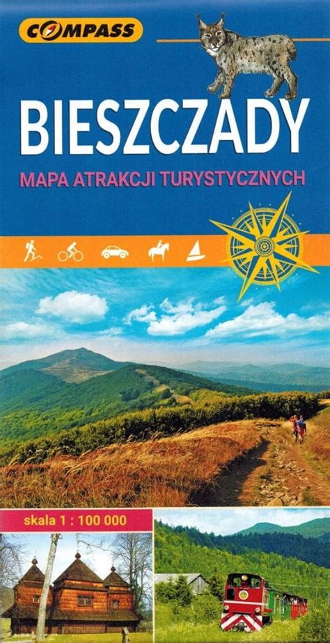 Bieszczady Mapa Turystyczna Atrakcji Compass Oficjalne