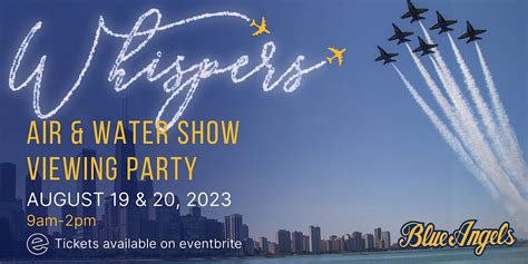 Air And Water Show Viewing Party Saturday Whispers At Oak Street Beach