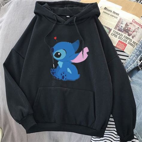 Y K Bluza Kawaii Lilo Stitch Anime Mieszne Bluzy Allegro Pl