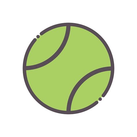 Premium Vector Tennis Ball Icon Design Vector Template