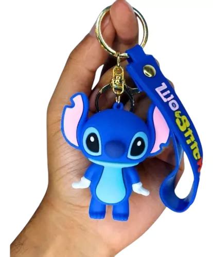 Chaveiro Lilo Stitch Pingente Emborrachado Disney Premium MercadoLivre