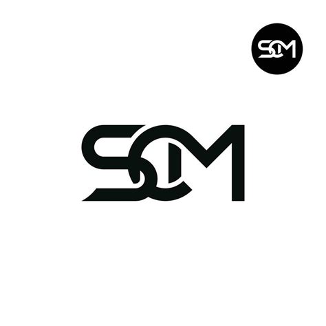 Letter SCM Monogram Logo Design 25752970 Vector Art at Vecteezy