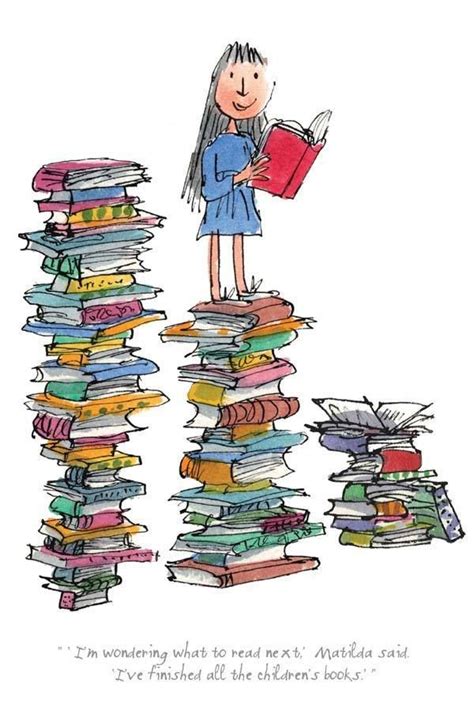 Quentin Blake Prints Roald Dahl Books Matilda Roald Dahl Roald Dahl Day