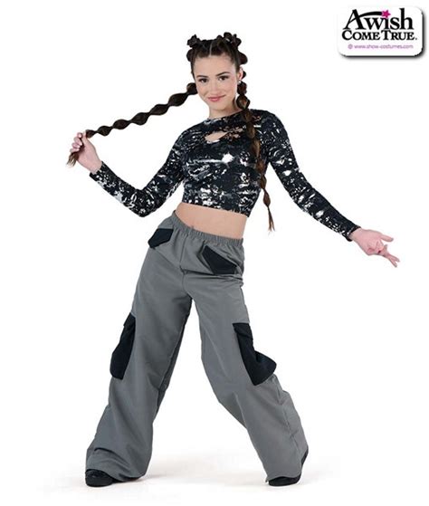 Quality, Affordable - Black/Grey Hip Hop Dance Costume