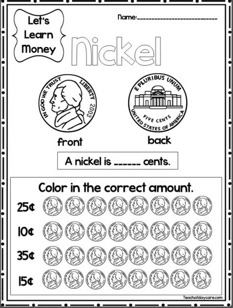 17 Of The Best First Grade Coin Worksheets The Teach Simple Blog