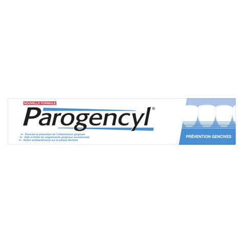 PAROGENCYL DENTIFRICE Prévention Gencives 75ml Pharmacie en