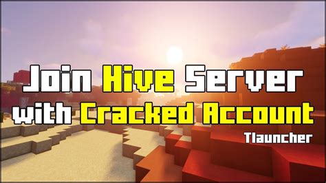 How To Join Hive Minecraft Server With Cracked Account 2022