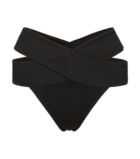 Alexandra Miro Synthetic Tara Bikini Bottoms In Black Lyst Uk