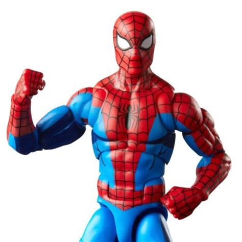 New Spider Man Marvel Legends Retro Cel Shaded 6 Inch Action Figure