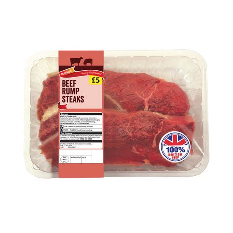 Iceland Beef Rump Steak 500g Beef Iceland Foods