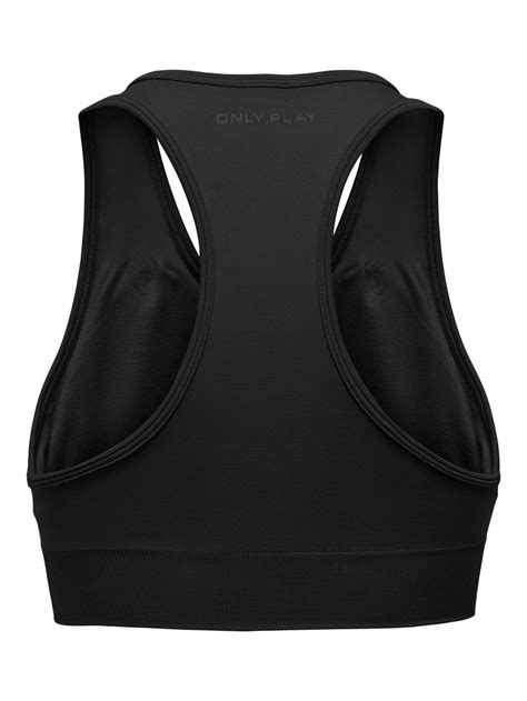 Seamless Sports Bra Black Only®