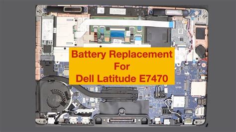 How To Replace Laptop Battery DELL Latitude E7470 YouTube