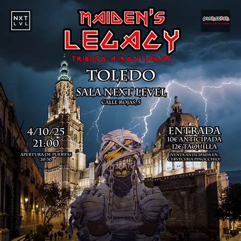 MAIDEN´S LEGACY EN LA SALA NEXT LEVEL DE TOLEDO