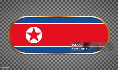 北朝鮮の国旗が付いたウェブボタンバナーのベクターイラスト Eコマースのベクターアート素材や画像を多数ご用意 Eコマース アイコン