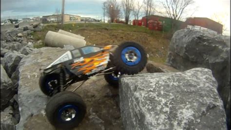 LOSI Mini Rock Crawler With Modified Lst2 Mini Body Video 2 YouTube