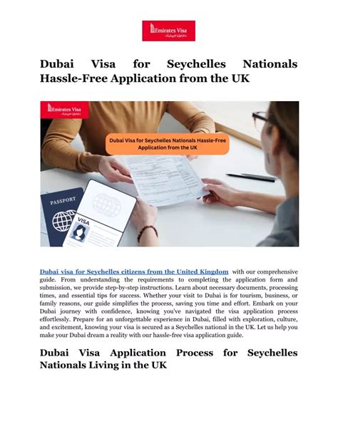 Ppt Dubai Visa For Seychelles Nationals Hassle Free Application From