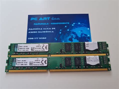 Kingston Kvr N Gb X Gb Ddr Pc Mhz Ra Un R