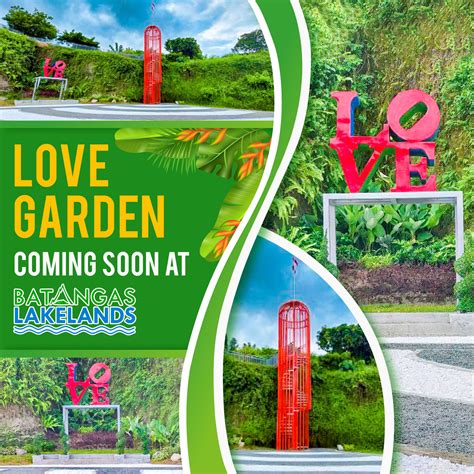 The LOVE sculpture is a highly... - Batangas Lakelands