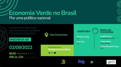 Economia Verde No Brasil Por Uma Pol Tica Nacional Youtube