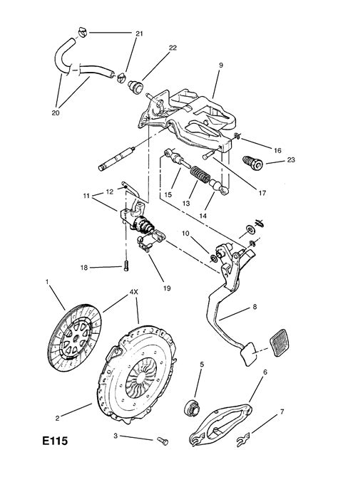 Opel Omega A Clutch Exchange Epc Online Webautocats