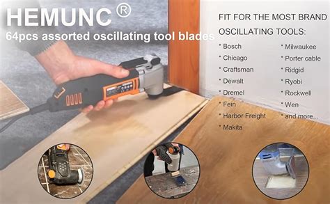 Hemunc Oscillating Tool Blades Oscillating Multitool Saw Blades