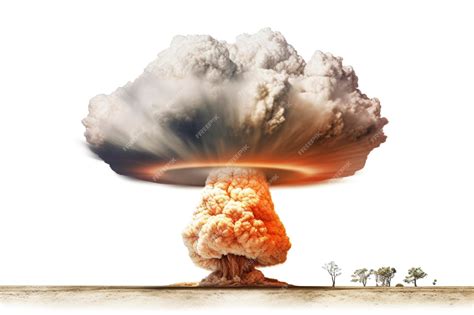 Premium Photo | Nuclear explosion mushroom cloud