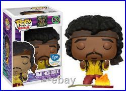 Jimi Hendrix Monterey 1967 Flaming Guitar POP Rocks 53 Vinyl Figur