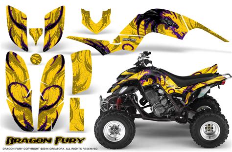 Yamaha Raptor 660 Graphics Creatorx Graphics Mx And Atv Decals Sled And Utv Wraps