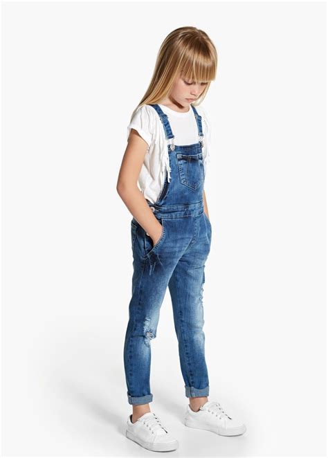 Salopette Denim Fille Dressing E Salopette Salopette Jeans Et