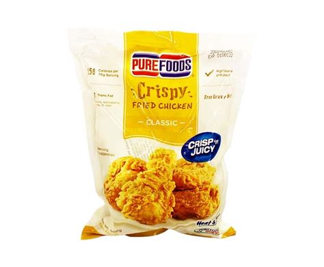 Purefoods Crispy Fried Chicken Classic Crisp N Juicy Free Gravy Mix 500g