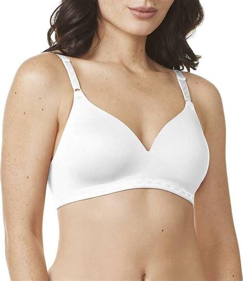 Warner S Cloud 9 Full Coverage Wireless Contour Bra White • Pris