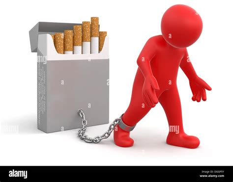 Man Smoking Cigarette Cartoon Illustration High Resolution Stock