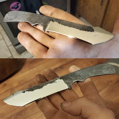 Just Finished This Forged From A File Knife Raw Finish With 400 Grit