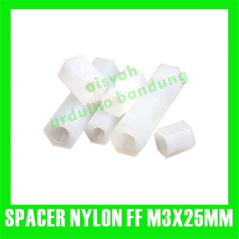 Promo Putih Nilon Double Pass Spacer Pcb M X Mm Pilar Standoff M